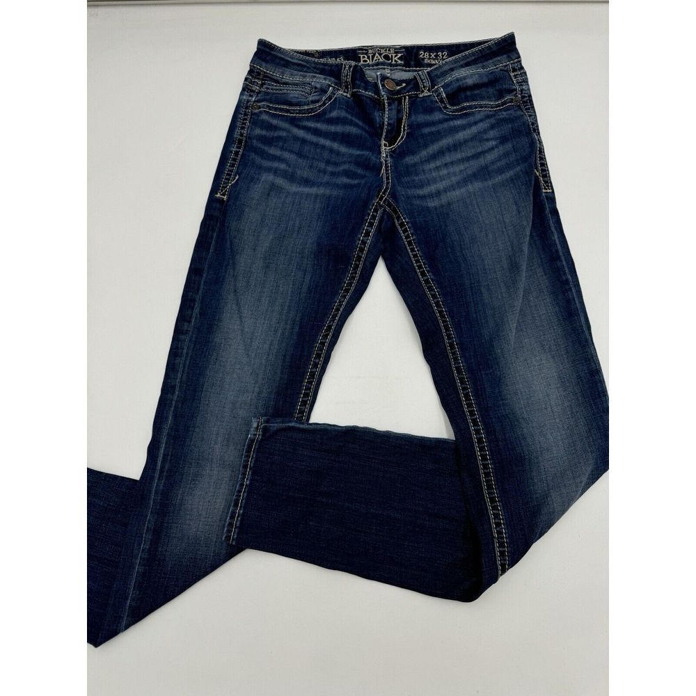 BKE Buckle Black Jeans Womens Skinny Size 28x32 Fit No. 53